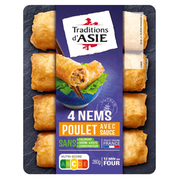 TRADITIONS D'ASIE Nems poulet traditions d'asie