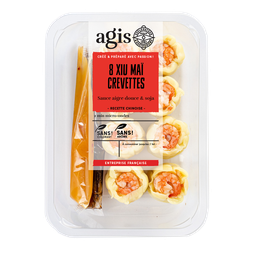 AGIS Xiu mai aux crevettes + sauce soja et aigre douce 200 g