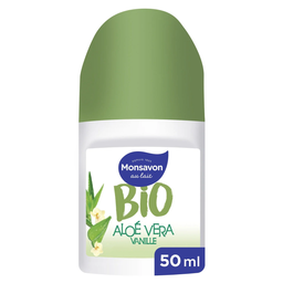 MONSAVON BIO Déodorant bille aloe vera et vanille 50ml