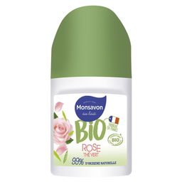 MONSAVON Déodorant Bille Rose et Thé Vert Bio 50 ml