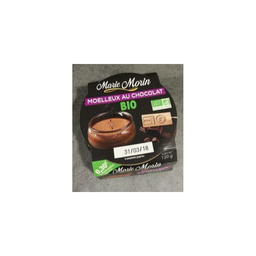 MARIE MORIN Mariemorin mm moelleux chocolat BIO 120g