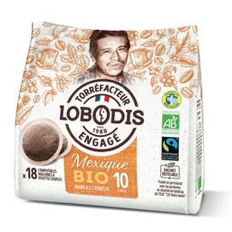 LOBODIS Café México Intensidad 10 Compatible Senseo 125 g