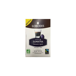 LOBODIS Cápsulas Espresso Sumatra Bio 52 g