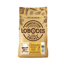 LOBODIS Café en Grano Puro Arábica Intensidad 7 Equilibrio IGP 500 g