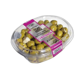 TROPIC APERO Olive vertes dénoyautées la méditerranéenne l'ail 200 g