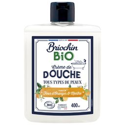 BRIOCHIN Jabón líquido de ducha Bio flor de azahar y menta 400 ml