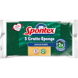 SPONTEX Gratte-Eponge longue durée 3