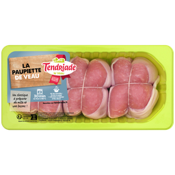 TENDRIADE Paupiette veau, 3 pièces 390 g