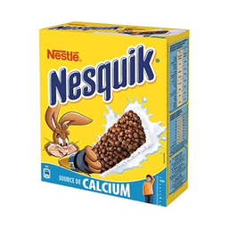 NESQUIK Barres de céréales au chocolat 6 barres 150g