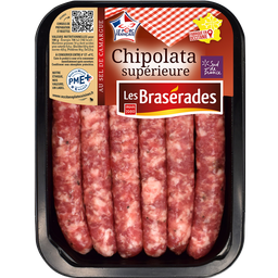 LES BRASERADES Chipolata superior 6 peças 300 g