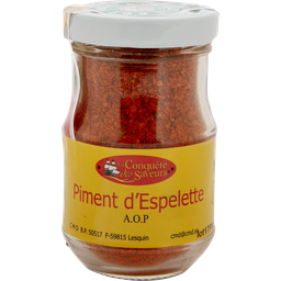 LA CONQUÊTE DES SAVEURS piment d'espelette AOP 50g