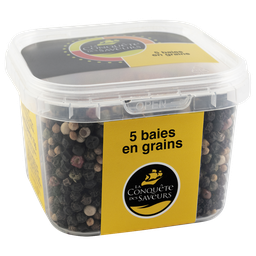 LA CONQUÊTE DES SAVEURS 5 baies en grains 75g