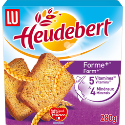 HEUDEBERT Biscotes Forme+ Cereales Integrales 300 g