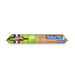 CROUSTIPATE feuilleté bio pur beurre 250 g
