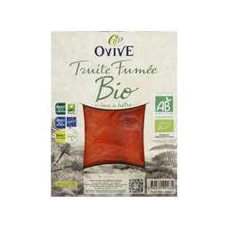 OVIVE Trucha ahumada con madera de haya BIO 100 g