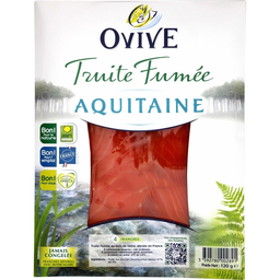 OVIVE Trucha ahumada de Aquitania 4 lonchas 120 g