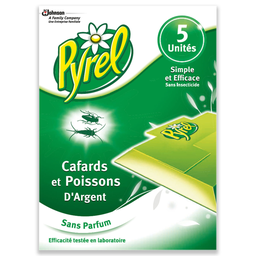 PYREL Pièges anticafards poissons d'argent 5 pièges