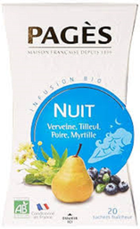 PAGES *Infusion nuit bio x20sachets 30g