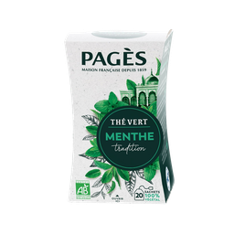 PAGES Thé Vert Menthe Bio