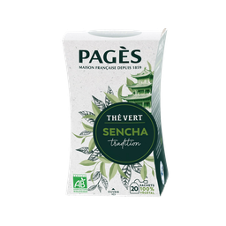 PAGES Thé Vert Sencha Bio