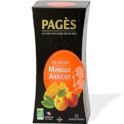 PAGES Thé vert mangue abricot Bio