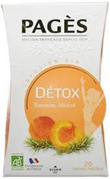 PAGES *Infusion détox bio sachets x20 30g