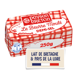 PAYSAN BRETON Beurre Demi-Sel Moulé PAYSAN BRETON