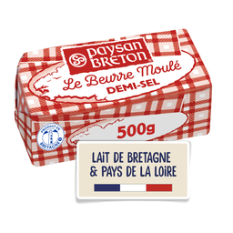 PAYSAN BRETON Beurre Demi-Sel Moulé PAYSAN BRETON