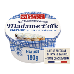 PAYSAN BRETON Fromage Fouetté Madame Loïk Nature au sel de Guérande PAYSAN BRETON