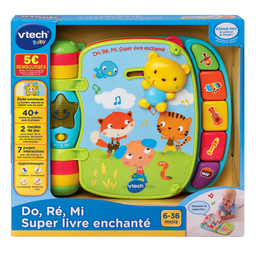 VTECH Do, Re, Mi, Super Livre Enchante Bleu