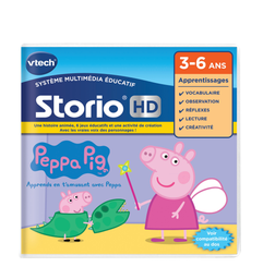 VTECH Jeu HD pour tablettes Storio: Peppa Pig le jeu