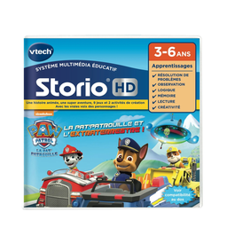 VTECH Jeu Hd Storio La Pat' Patrouille le jeu