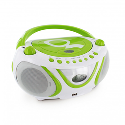 METRONIC Portable CD Player MP3 with USB port Green, White