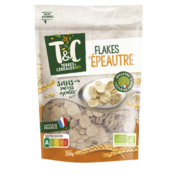 TERRES&CEREALES BIO TERRES ET CEREALES Céréales flakes d'épeautre bio 250g