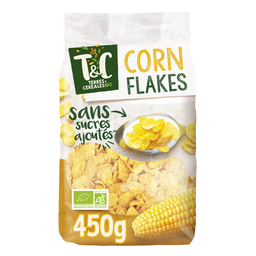 TERRES&CEREALES BIO Céréales corn flakes sans sucres ajoutés Bio TERRES & CEREALES BIO