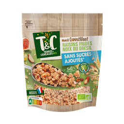 TERRES ET CEREALES Muesli croust.raisins fig.nx bresil terres et céréales 500g