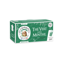 LES 2 MARMOTTES Thé Vert à la Menthe 45 g