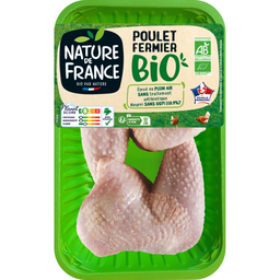 NATURE DE FRANCE Muslos de Pollo Amarillo Bio 570 g