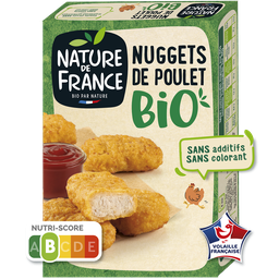 NATURE DE FRANCE Nuggets de poulet bio 200g