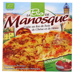 PIZZA DE MANOSQUE Pizza Bolognaise Bio 380 g