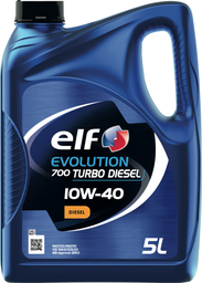 ELF Evolution 700 Turbo Diesel 10W-40 Aceite de Motor Diesel 5 L