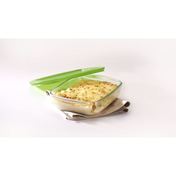 PYREX Travessa Quadrada com Tampa de Vidro 1 L