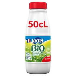 LACTEL Leite inteiro 3,6% mg BIO 50 cl