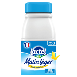 LACTEL Leite sem lactose Matin Léger 1,2% mg 25 cl
