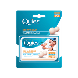 QUIES Proteção auditiva cera natural 12 pares