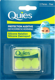 QUIES Proteção auditiva de silicone natação