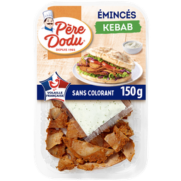 PERE DODU Kebab émincés 1/2 parts 150g
