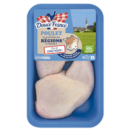 DOUCE FRANCE Coxa de frango branco desarticulada, 2 peças 500 g