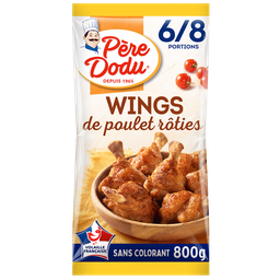 PERE DODU Wings de poulet rôti nature 800g
