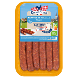 DOUCE FRANCE Merguez de aves natural 300 g